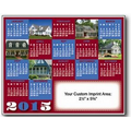 XXL Magnetic Calendar "Houses" (8-1/2"x10-1/2")